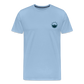 HERREN ORGANIC SHIRT - HEIDELBERGER SCHLOSS (DESIGN HINTEN) TRANSPARENT - Sky