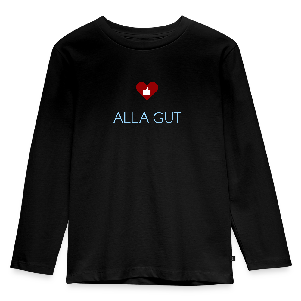 KINDER PREMIUM LANGARM SHIRT - ALLA GUT DARK - Schwarz