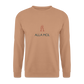 UNISEX SWEATSHIRT - ALLA MOL SEKT TRANSPARENT - Mocca