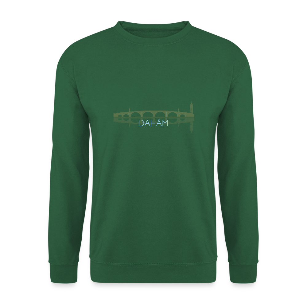 UNISEX SWEATSHIRT - ALTE BRÜCKE DAHÄM DARK - Grün