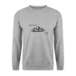 UNISEX SWEATSHIRT - HEIDEL(BERG)ER TRANSPARENT - Weißgrau meliert
