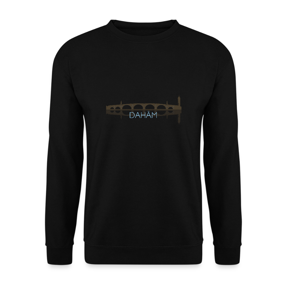 UNISEX SWEATSHIRT - ALTE BRÜCKE DAHÄM DARK - Schwarz