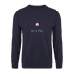 UNISEX SWEATSHIRT - ALLA MOL SEKT TRANSPARENT - Navy