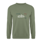 UNISEX SWEATSHIRT - HEIDEL(BERG)ER  MIT HERZ TRANSPARENT - Armeegrün