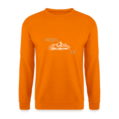 UNISEX SWEATSHIRT - HEIDEL(BERG)ER DARK - Orange