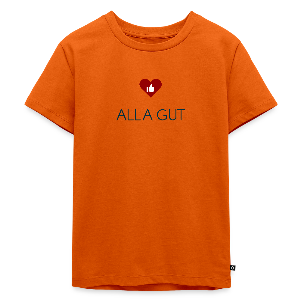 KINDER PREMIUM SHIRT - ALLA GUT TRANSPARENT - Orange 