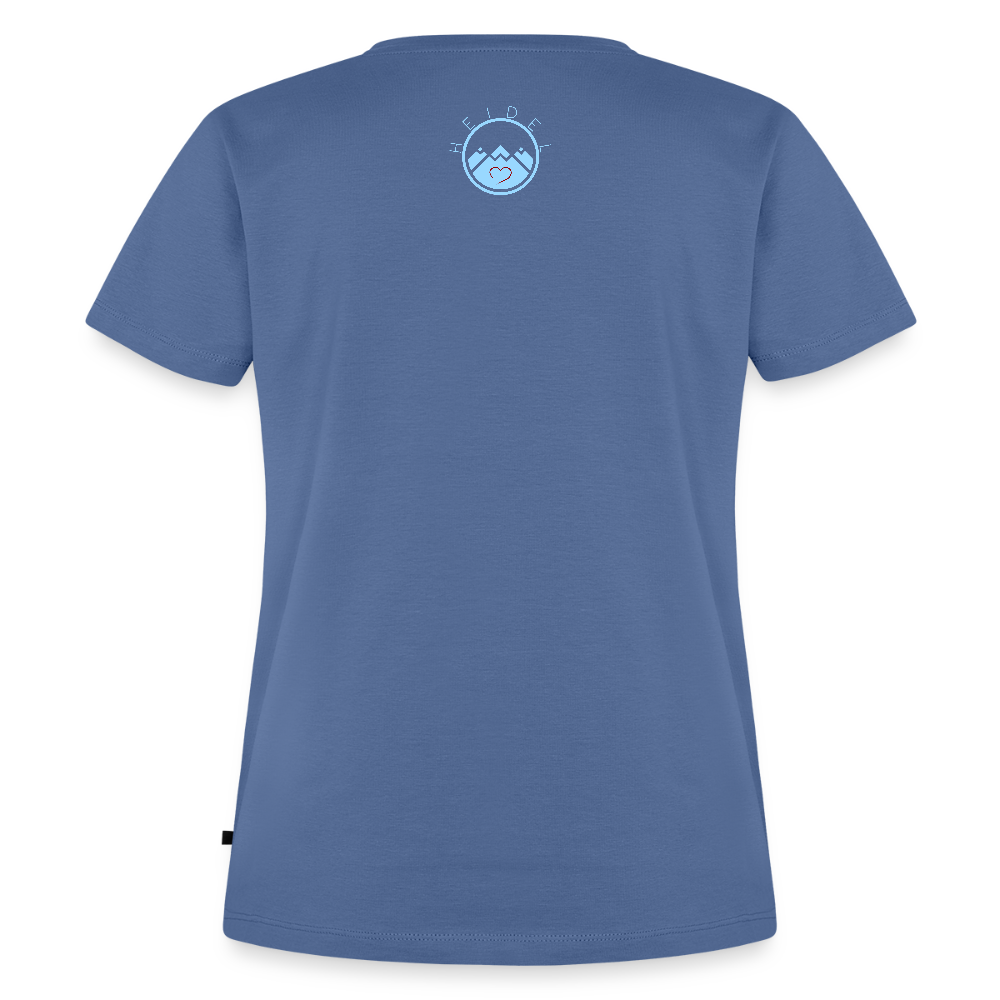 DAMEN ORGANIC SHIRT - ALLA GUT DARK - Taubenblau