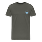 HERREN ORGANIC SHIRT - HEIDELBERGER SCHLOSS (DESIGN HINTEN) DARK - Asphalt