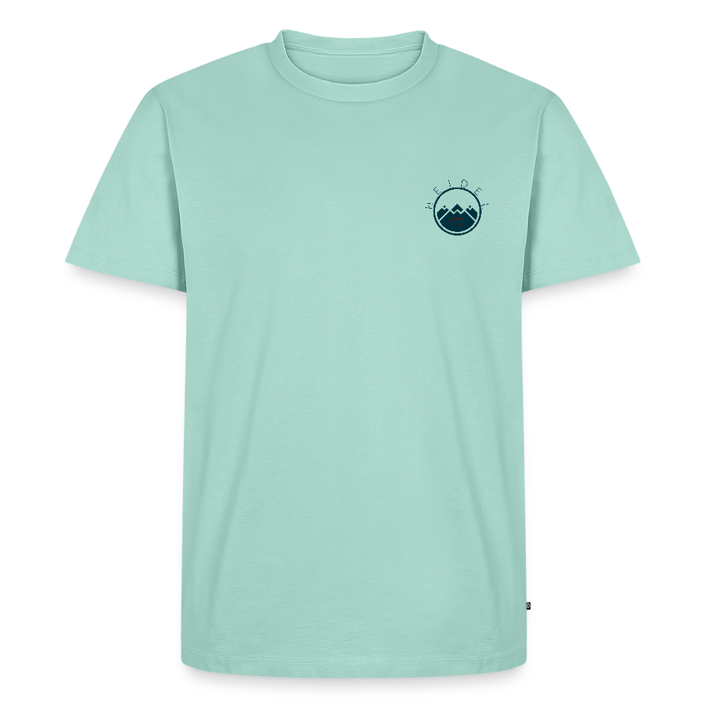 HERREN ORGANIC SHIRT - HEIDELBERGER SCHLOSS (DESIGN HINTEN) TRANSPARENT - Mint 