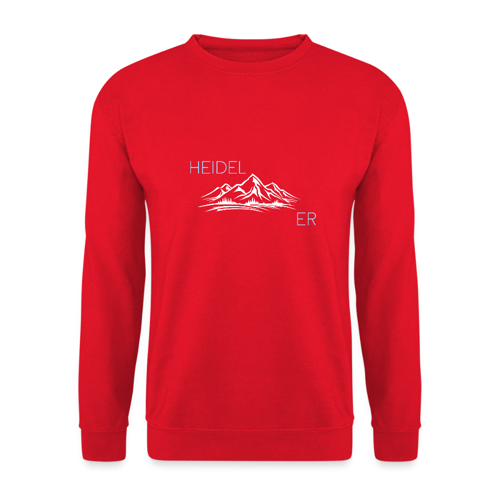 UNISEX SWEATSHIRT - HEIDEL(BERG)ER DARK - Rot