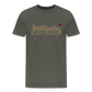 HERREN ORGANIC - HEIDELBERGER SCHLOSS T-SHIRT TRANSPARENT - Asphalt