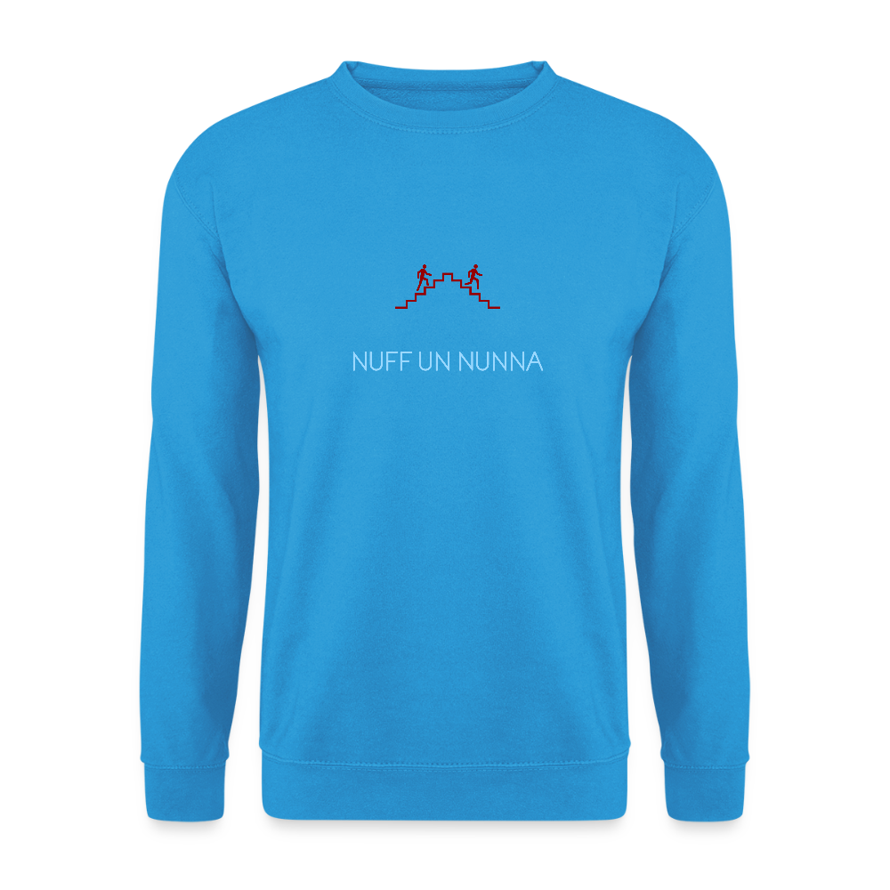 UNISEX SWEATSHIRT - NUFF UN NUNNA DARK - Meeresblau