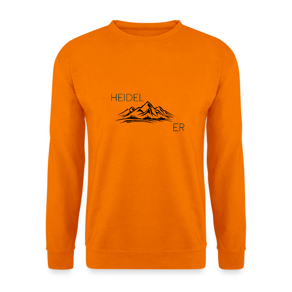 UNISEX SWEATSHIRT - HEIDEL(BERG)ER TRANSPARENT - Orange