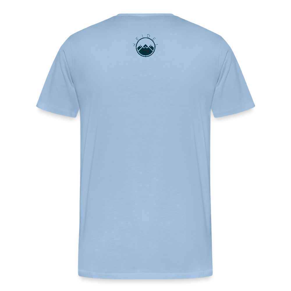 HERREN ORGANIC SHIRT - HEIDELBERG SINCE TRANSPARENT - Sky