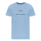 HERREN ORGANIC SHIRT - NUFF UN NUNNA TRANSPARENT - Sky