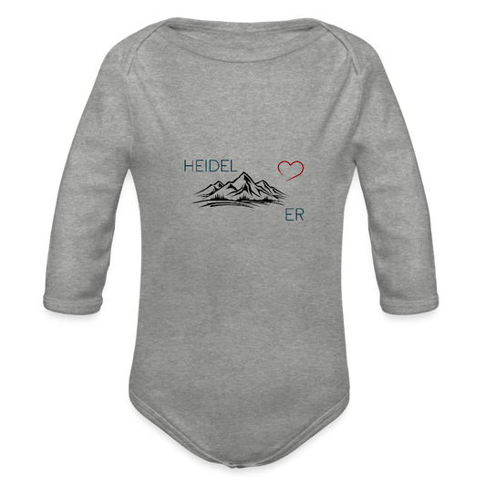 BABY ORGANIC BODY - HEIDEL(BERG)ER TRANSPARENT - Grau meliert