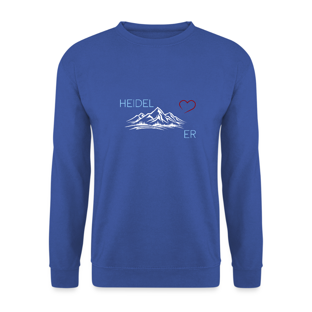 UNISEX SWEATSHIRT - HEIDEL(BERG)ER  MIT HERZ DARK - Royalblau