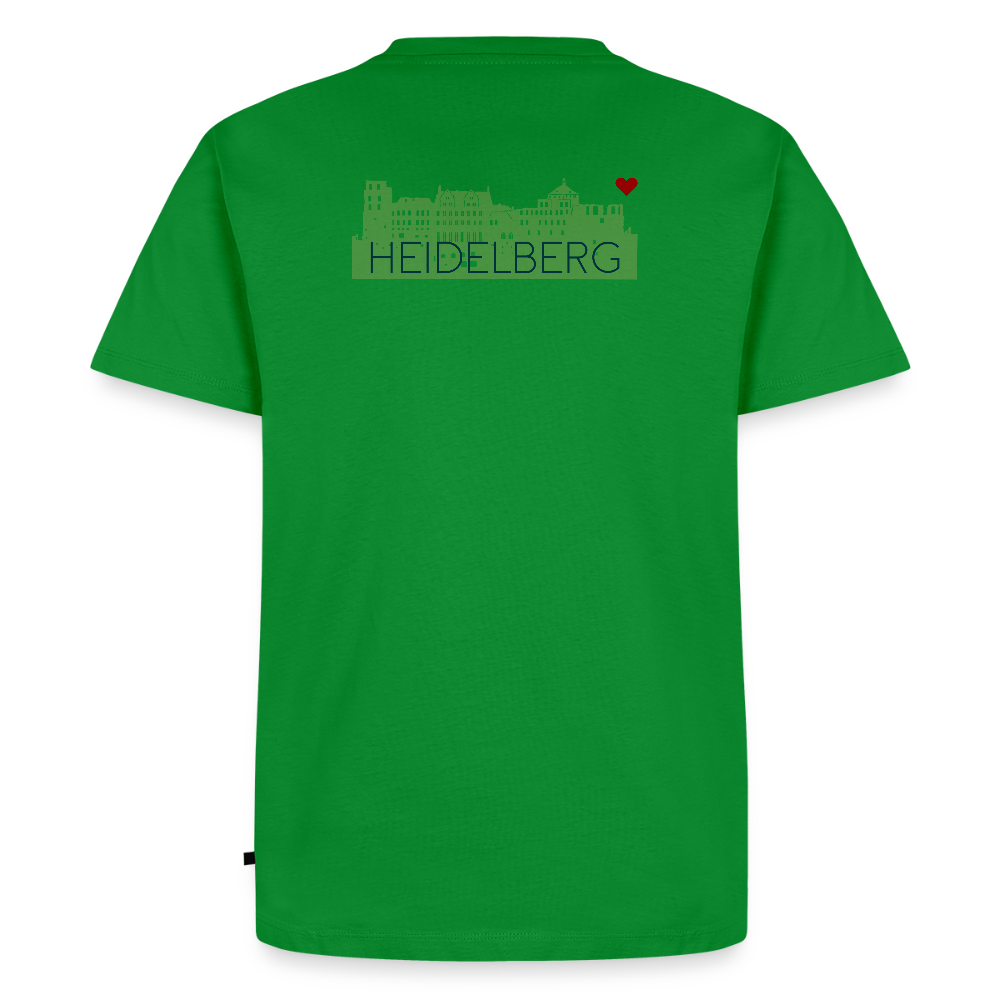 HERREN ORGANIC SHIRT - HEIDELBERGER SCHLOSS (DESIGN HINTEN) TRANSPARENT - Grün