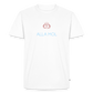 HERREN ORGANIC SHIRT - ALLA MOL DARK - Weiß