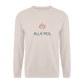 UNISEX SWEATSHIRT - ALLA MOL BIER TRANSPARENT - Sand