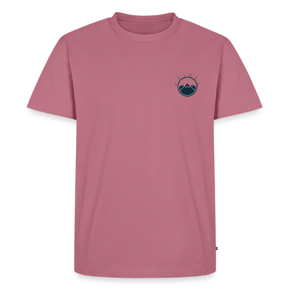 HERREN ORGANIC SHIRT - HEIDELBERGER SCHLOSS (DESIGN HINTEN) TRANSPARENT - Mauve
