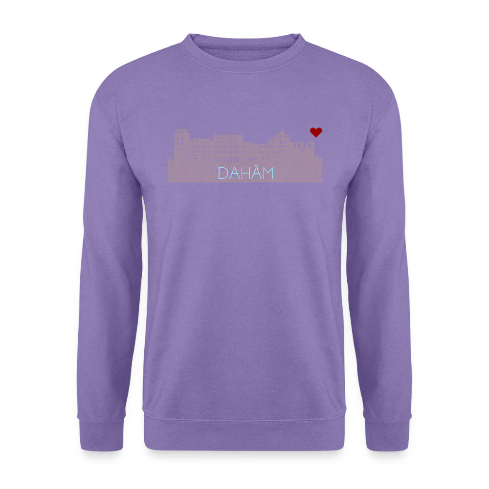 UNISEX SWEATSHIRT - HEIDELBERGER SCHLOSS DAHÄM DARK - Lavendel