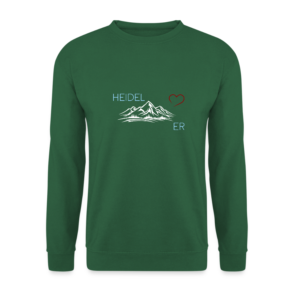 UNISEX SWEATSHIRT - HEIDEL(BERG)ER  MIT HERZ DARK - Grün