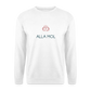 UNISEX SWEATSHIRT - ALLA MOL BIER TRANSPARENT - Weiß