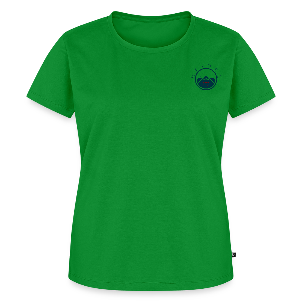 DAMEN ORGANIC SHIRT - HEIDELBERGER SCHLOSS (DESIGN HINTEN) TRANSPARENT - Grün