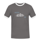 HERREN KONTRAST SHIRT- HEIDEL(BERG)ER DARK - Dunkelgrau/Weiß