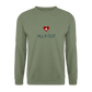 UNISEX SWEATSHIRT - ALLA GUT TRANSPARENT - Armeegrün