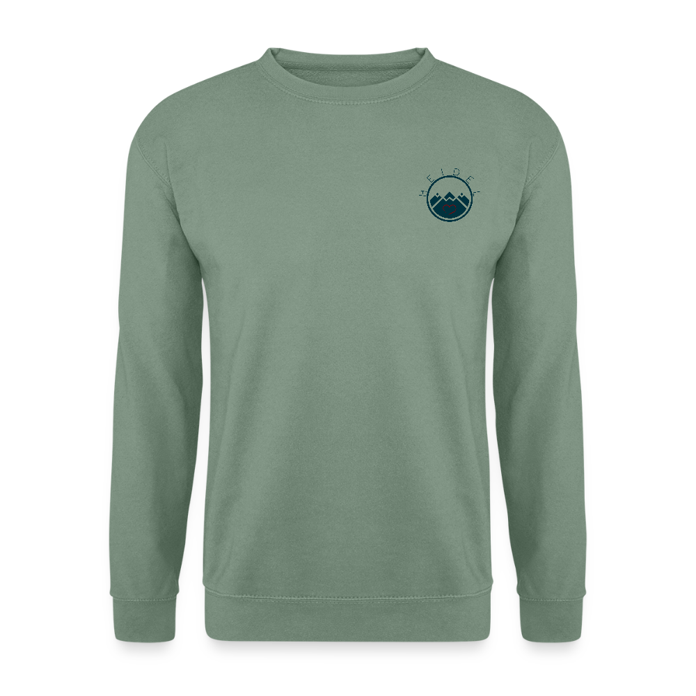 UNISEX SWEATSHIRT - IN NEINE UFF DA ZEIL RUGBY TRANSPARENT - Graugrün