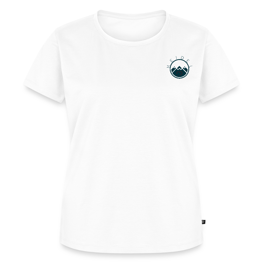 DAMEN ORGANIC SHIRT - HEIDELBERGER SCHLOSS (DESIGN HINTEN) TRANSPARENT - Weiß