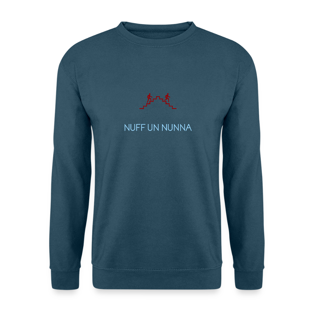 UNISEX SWEATSHIRT - NUFF UN NUNNA DARK - Indigoblau