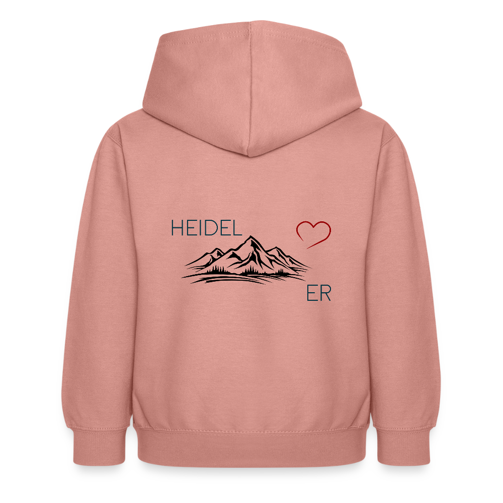 KINDER PREMIUM HOODIE - HEIDEL(BERG)ER TRANSPARENT - Altrosa