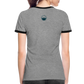 DAMEN KONTRAST SHIRT- HEIDEL(BERG)ER TRANSPARENT - Grau meliert/Schwarz