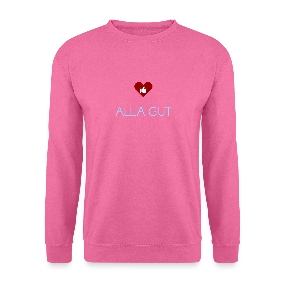 UNISEX SWEATSHIRT - ALLA GUT DARK - Pink