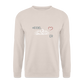 UNISEX SWEATSHIRT - HEIDEL(BERG)ER  MIT HERZ TRANSPARENT - Sand