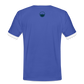 HERREN KONTRAST SHIRT - ALLA MOL TRANSPARENT - Blau/Weiß