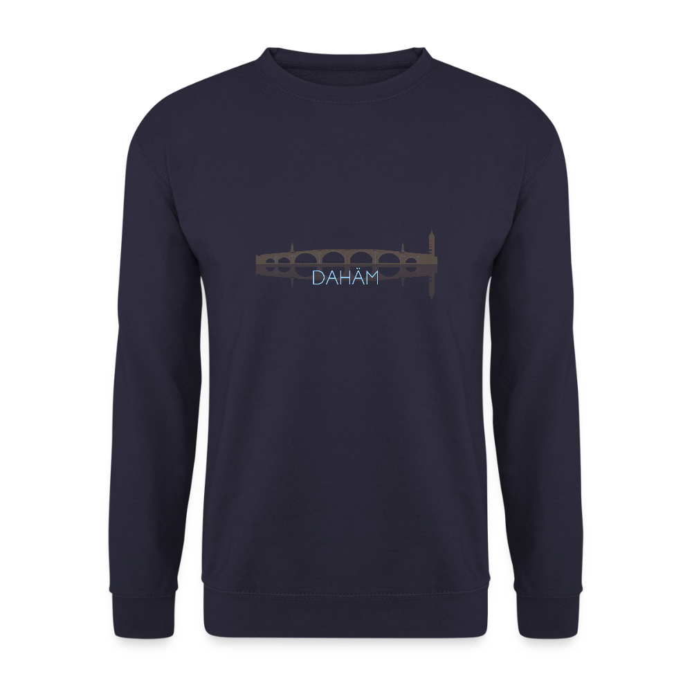 UNISEX SWEATSHIRT - ALTE BRÜCKE DAHÄM DARK - Navy