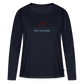 DAMEN ORGANIC LANGARM-SHIRT - NUFF UN NUNNA DARK - Navy