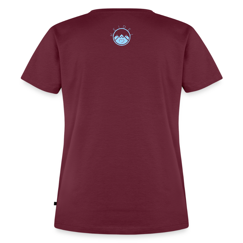 DAMEN ORGANIC SHIRT - HEIDELBERGER SCHLOSS DARK - Burgunderrot