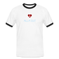 HERREN KONTRAST SHIRT- ALLA GUT DARK - Weiß/Schwarz