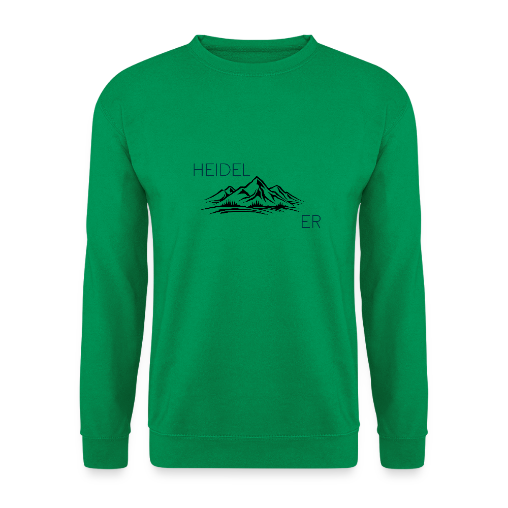 UNISEX SWEATSHIRT - HEIDEL(BERG)ER TRANSPARENT - Kelly Green