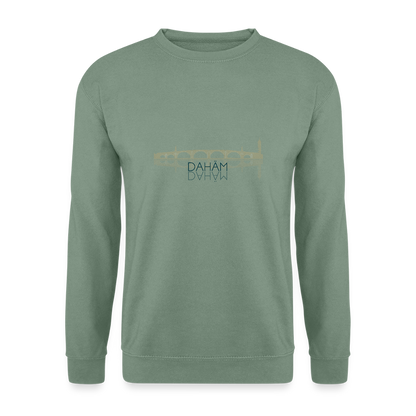 UNISEX SWEATSHIRT - ALTE BRÜCKE DAHÄM TRANSPARENT - Graugrün
