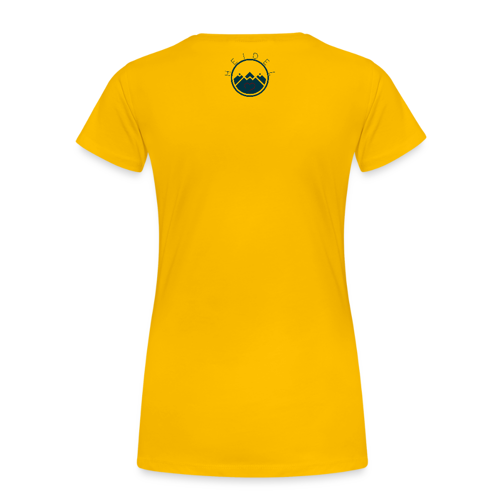 DAMEN ORGANIC SHIRT - ALLA MOL TRANSPARENT - Sonnengelb