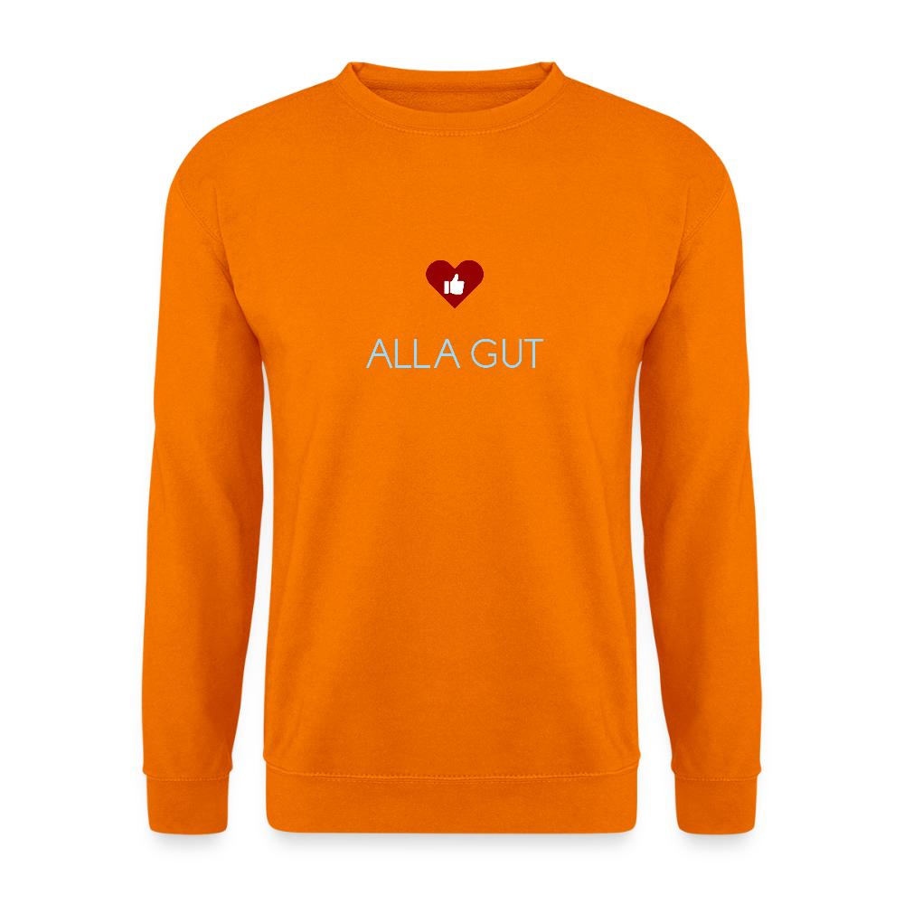 UNISEX SWEATSHIRT - ALLA GUT DARK - Orange