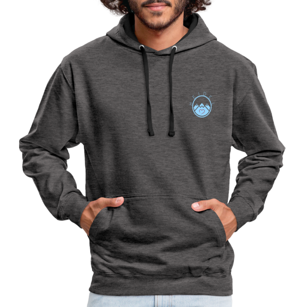 UNISEX HOODIE - IN NEINE UFF DA ZEIL RUGBY DARK - Anthrazit/Schwarz