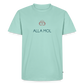 HERREN ORGANIC SHIRT - ALLA MOL TRANSPARENT - Mint 