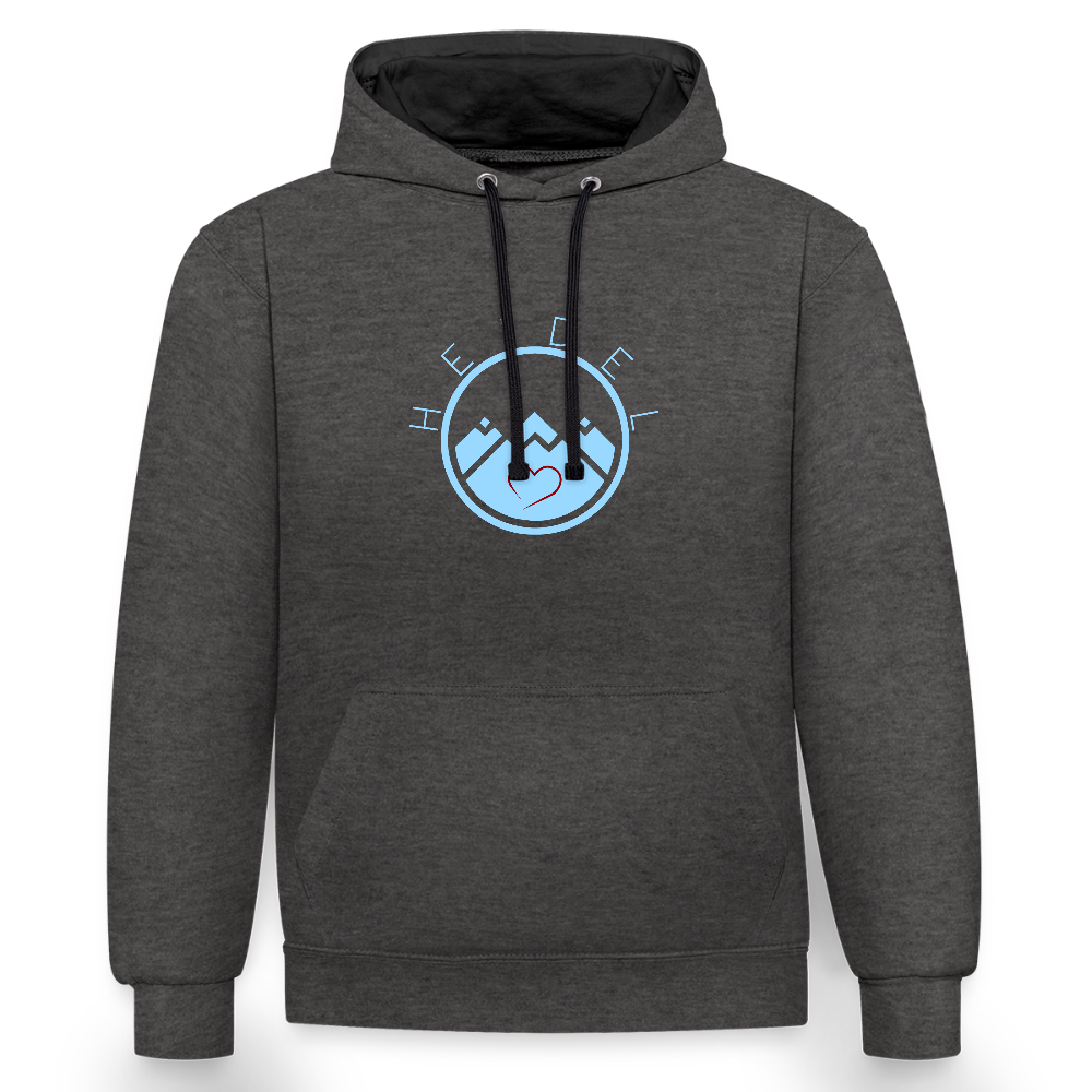UNISEX HOODIE - HEIDELSTORE DARK - Anthrazit/Schwarz